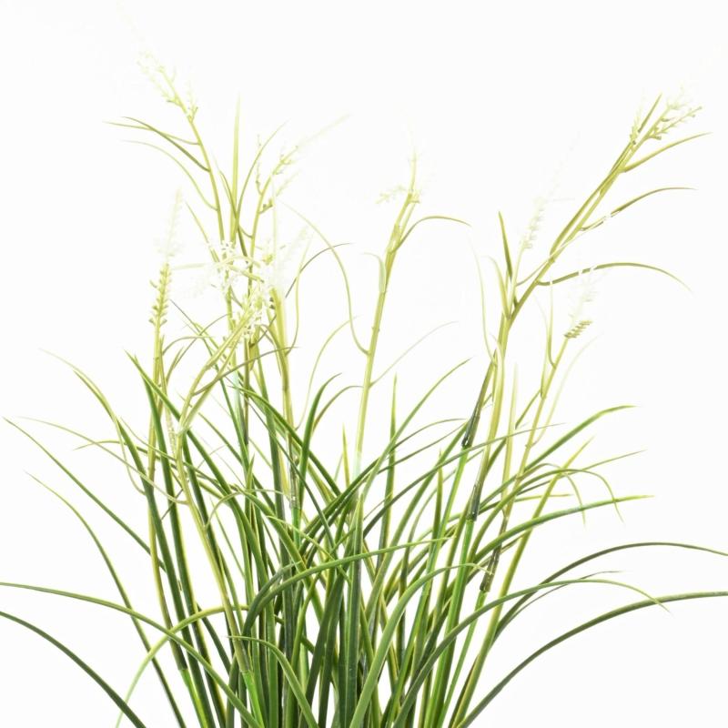 Acorus Artificiel Fleuri Pot