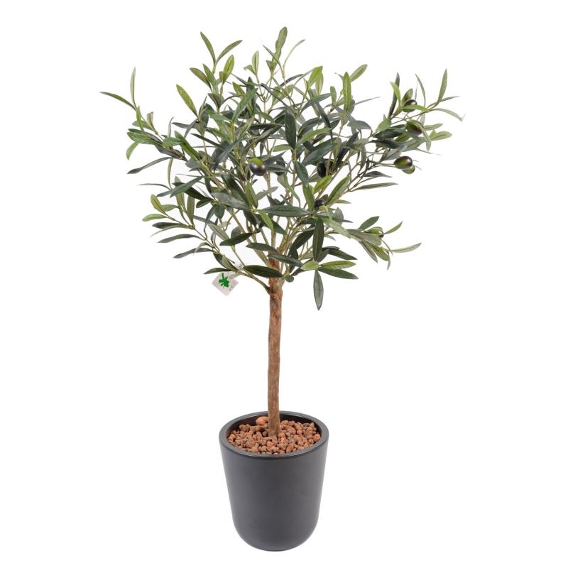 Olivier Artificiel Plant Pot