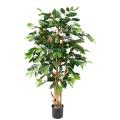 Caféier Artificiel Fleurs Troncs Noueux