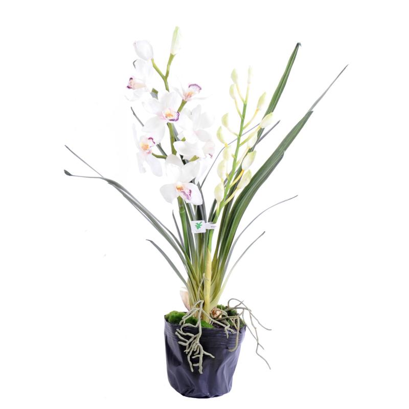 Cymbidium Artificiel Plante 80 cm