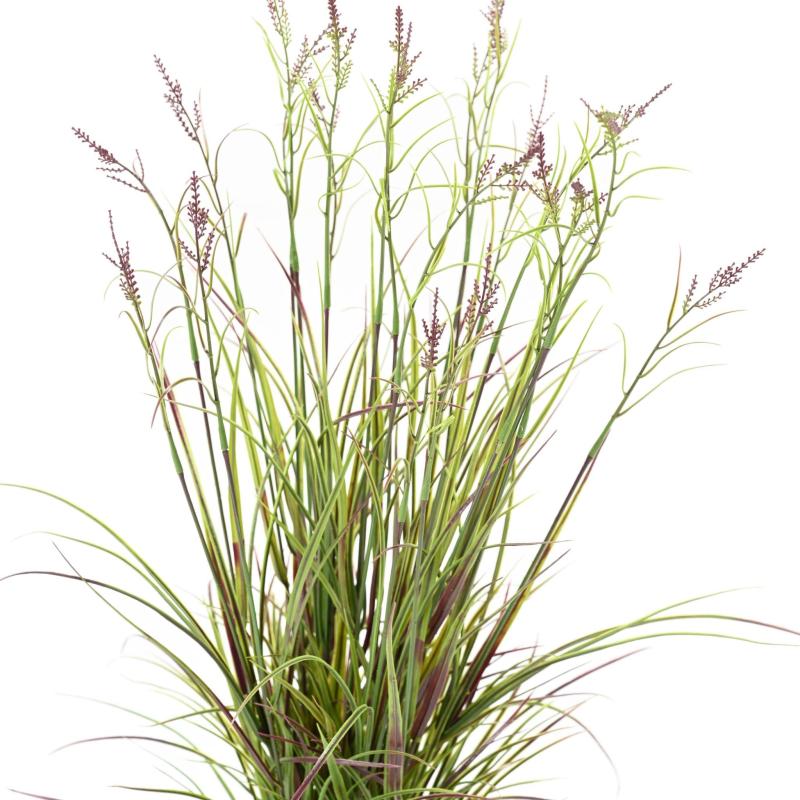 Acorus Artificiel Fleuri Pot