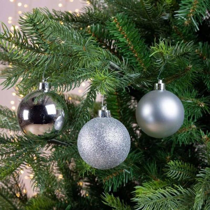 Boule Incassable Argent (boite de 30)