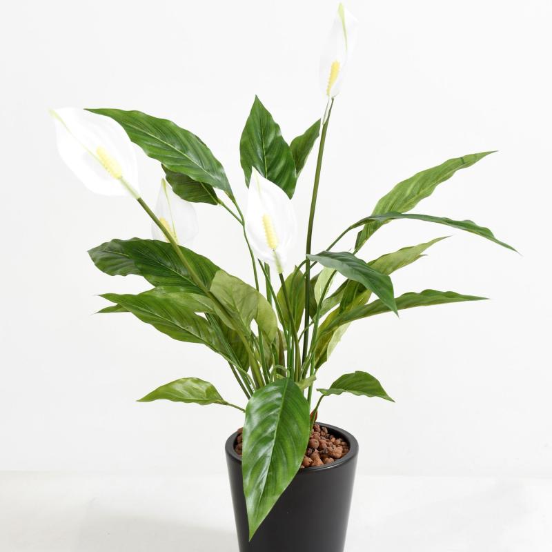 Spathiphyllum Artificiel 4fleurs