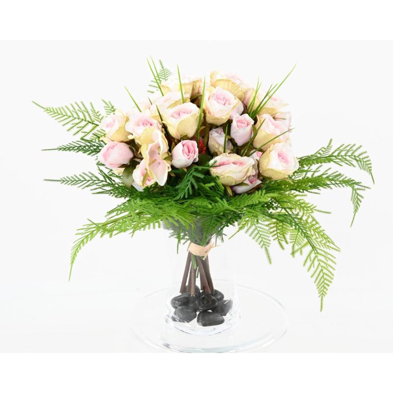 Bouquet Artificiel Roses Roses